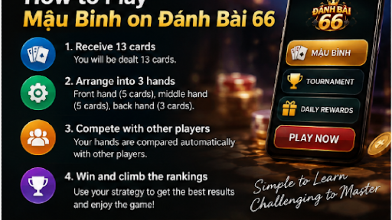 Đánh Bài 66 and Mậu Binh Online: A Beginner’s Guide to Chinese Poker