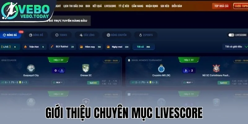 live football score